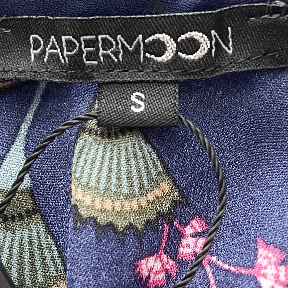 NWT PAPERMOON Walita Cutout Detail Blouse S - Picture 11 of 13